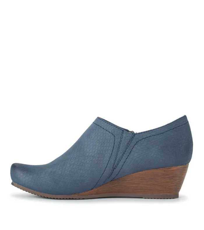 Women Baretraps Booties Louise Wedge Ankle Bootie Midnight Women Baretraps Booties Louise Wedge Ankle Bootie Midnight