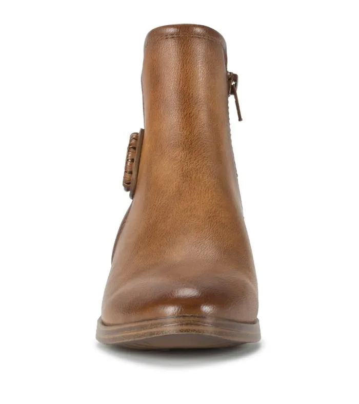 Women Baretraps Booties Maddy Bootie Cognac Women Baretraps Booties Maddy Bootie Cognac