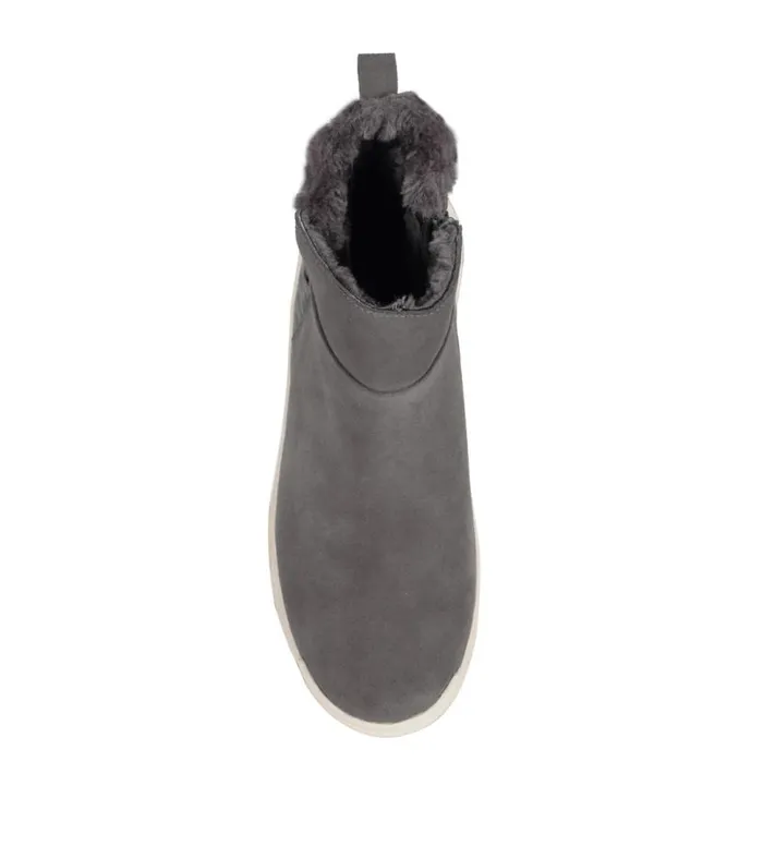 Women Baretraps Booties Mandie Cold Weather Bootie Dark Grey Suede Women Baretraps Booties Mandie Cold Weather Bootie Dark Grey Suede