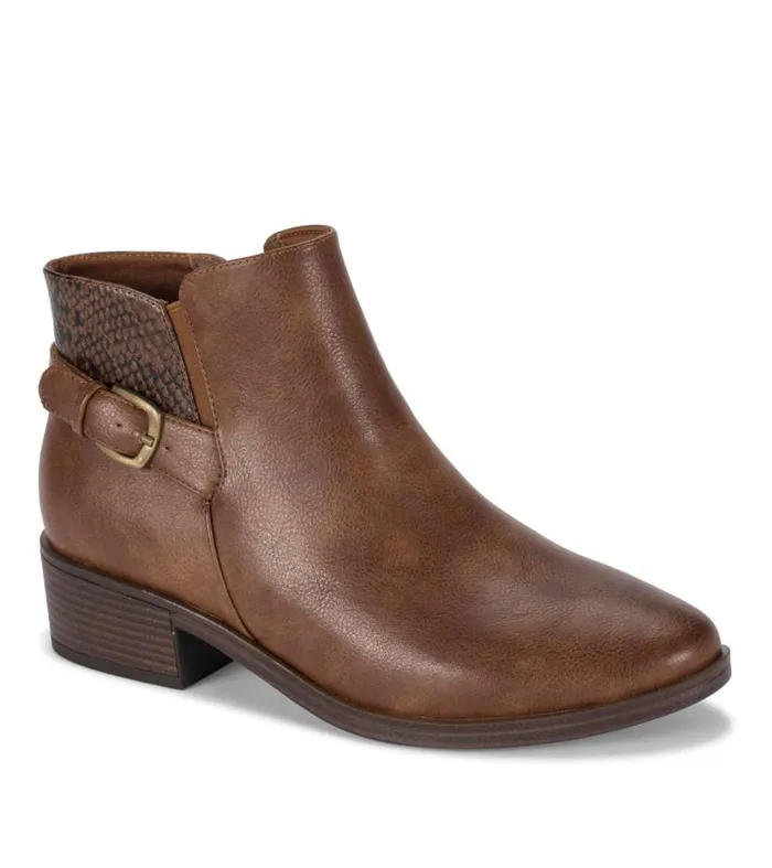 Women Baretraps Booties Marconi Bootie Brush Brown Snake