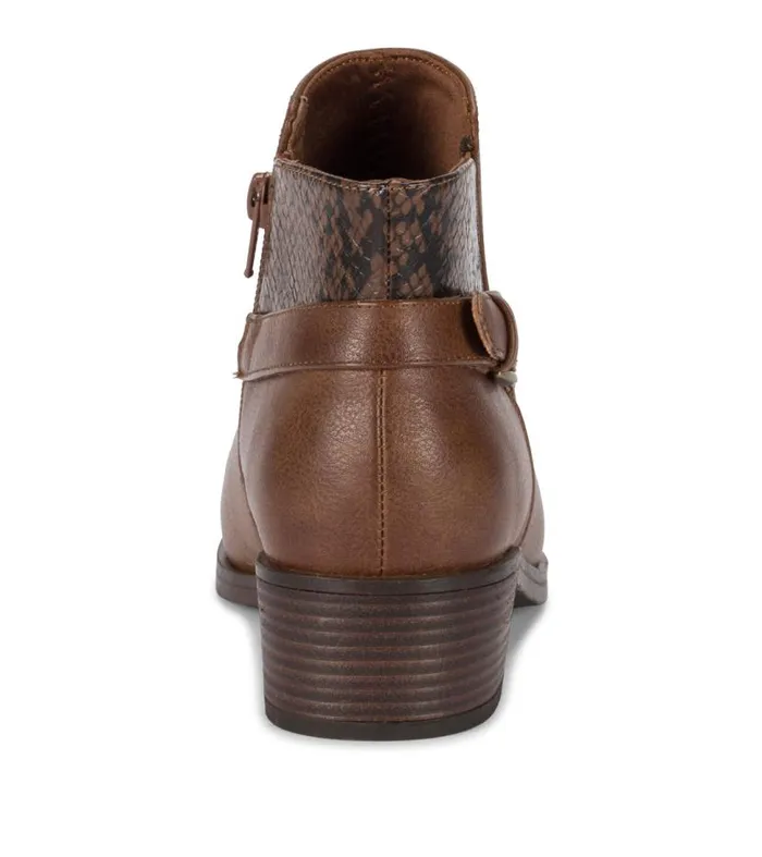 Women Baretraps Booties Marconi Bootie Brush Brown Snake Women Baretraps Booties Marconi Bootie Brush Brown Snake