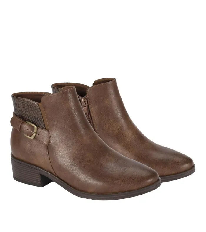 Women Baretraps Booties Marconi Bootie Brush Brown Snake Women Baretraps Booties Marconi Bootie Brush Brown Snake