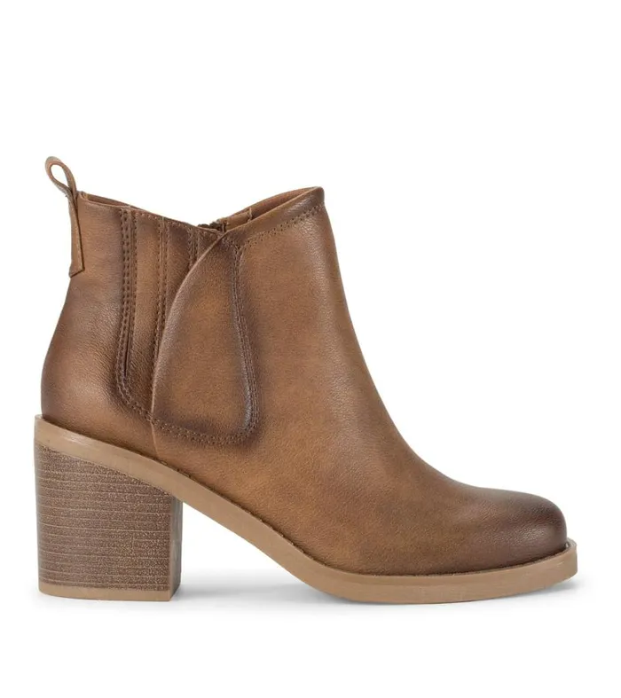 Women Baretraps Booties Maria Block Heel Bootie Auburn Women Baretraps Booties Maria Block Heel Bootie Auburn