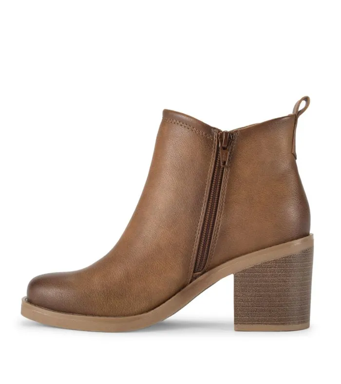 Women Baretraps Booties Maria Block Heel Bootie Auburn Women Baretraps Booties Maria Block Heel Bootie Auburn