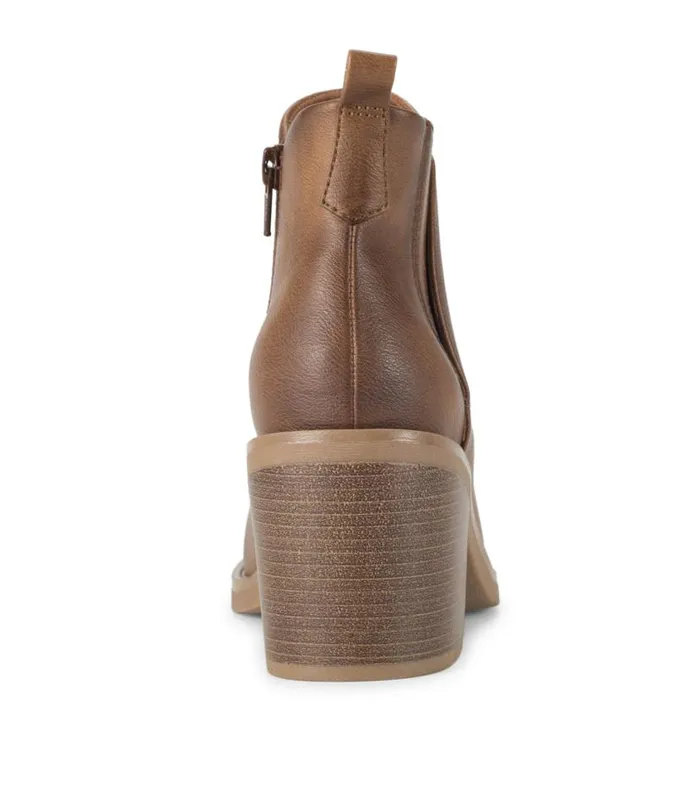 Women Baretraps Booties Maria Block Heel Bootie Auburn Women Baretraps Booties Maria Block Heel Bootie Auburn