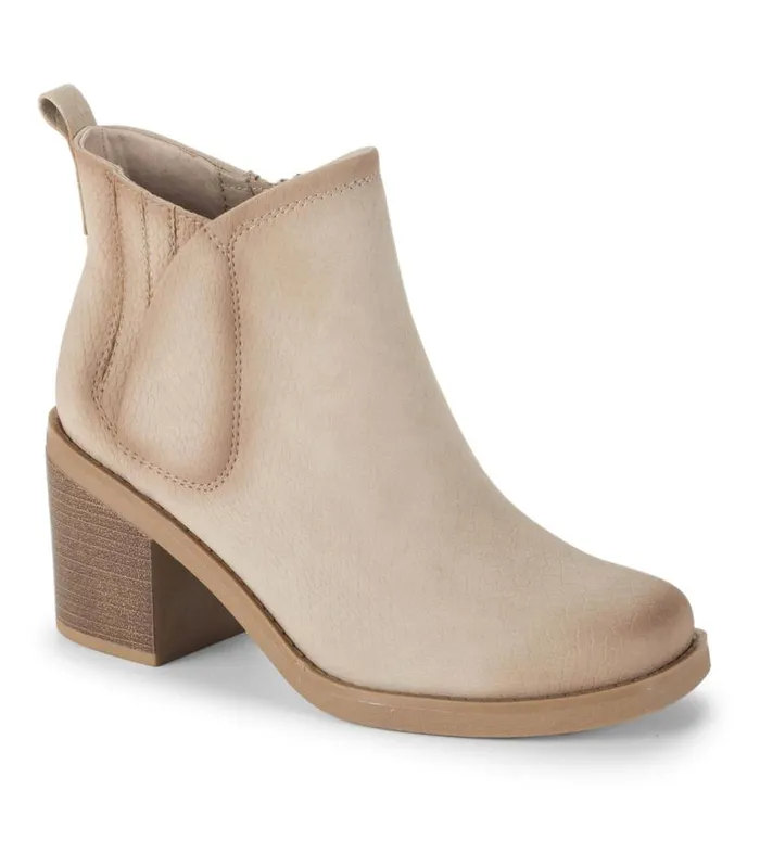 Women Baretraps Booties Maria Block Heel Bootie Oatmeal