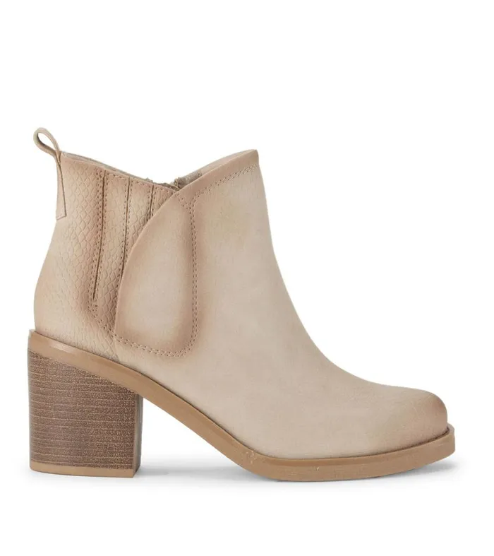 Women Baretraps Booties Maria Block Heel Bootie Oatmeal Women Baretraps Booties Maria Block Heel Bootie Oatmeal