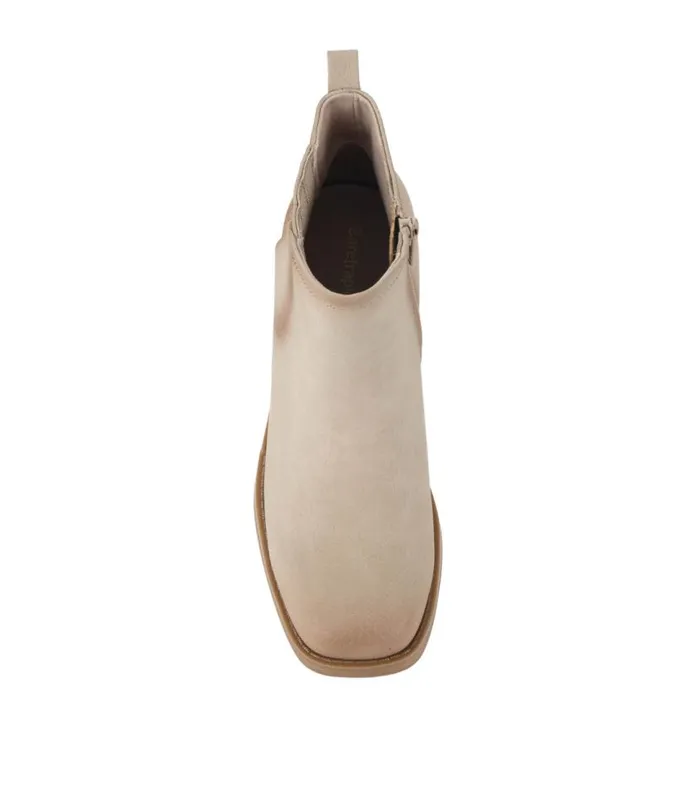 Women Baretraps Booties Maria Block Heel Bootie Oatmeal Women Baretraps Booties Maria Block Heel Bootie Oatmeal