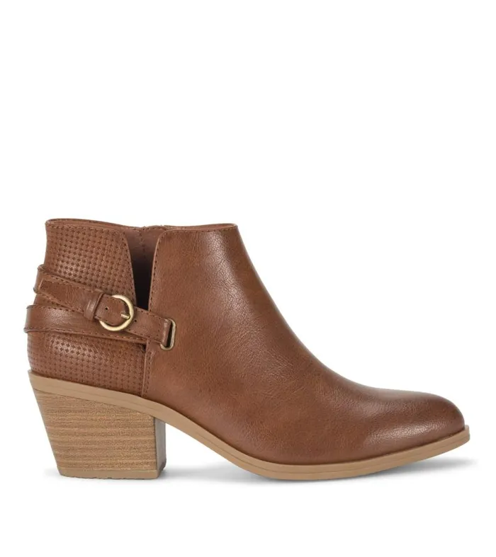 Women Baretraps Booties Shannen Block Heel Bootie Walnut Women Baretraps Booties Shannen Block Heel Bootie Walnut