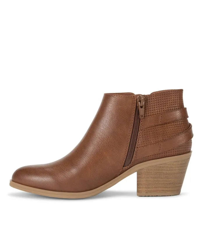Women Baretraps Booties Shannen Block Heel Bootie Walnut Women Baretraps Booties Shannen Block Heel Bootie Walnut