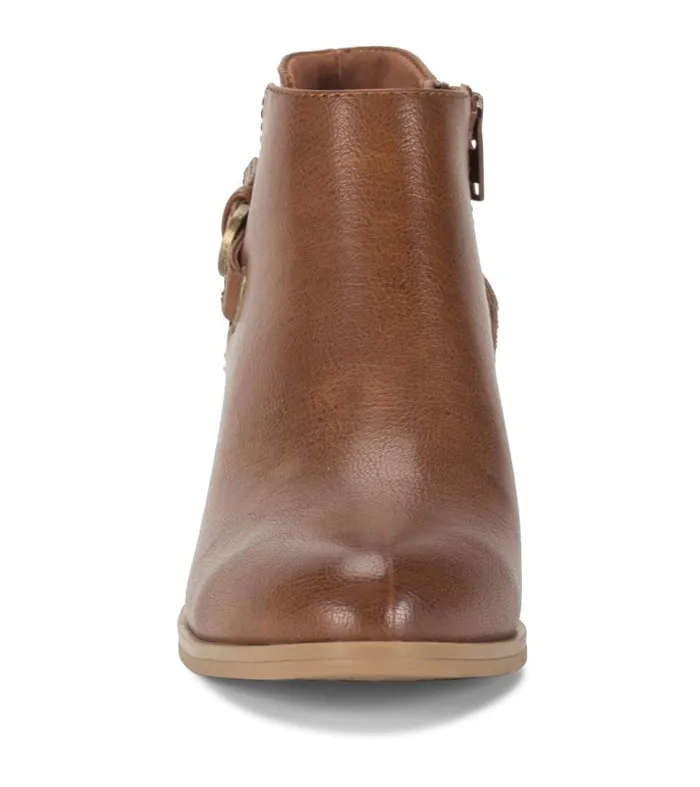 Women Baretraps Booties Shannen Block Heel Bootie Walnut Women Baretraps Booties Shannen Block Heel Bootie Walnut