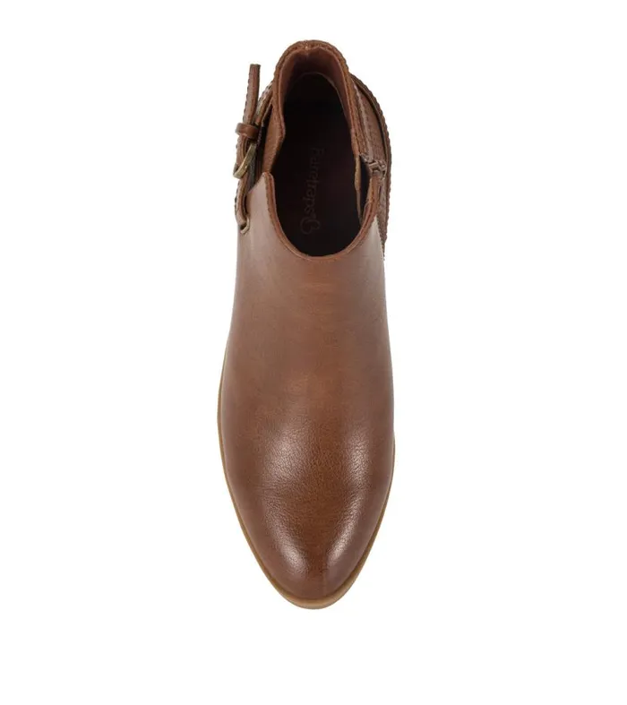 Women Baretraps Booties Shannen Block Heel Bootie Walnut Women Baretraps Booties Shannen Block Heel Bootie Walnut