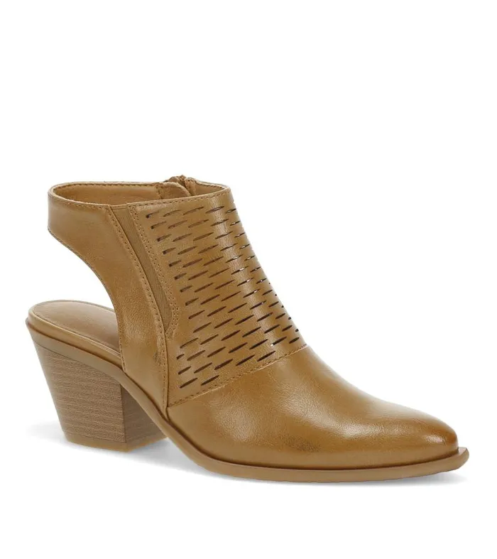 Women Baretraps Booties Yangley Block Heel Bootie Light Almond