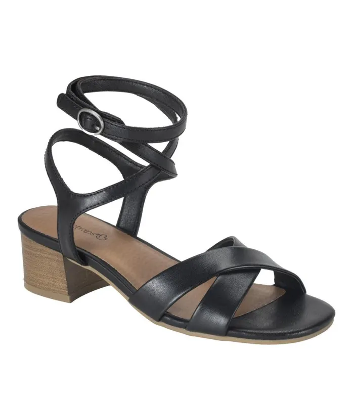 Women Baretraps Classic Comfort Sandals Valerie Block Heel Sandal Black