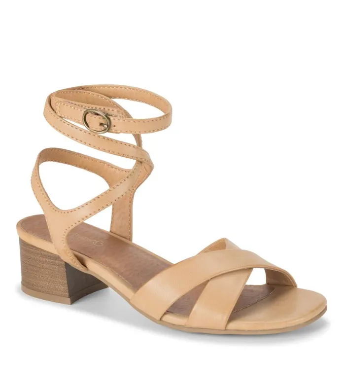 Women Baretraps Classic Comfort Sandals Valerie Block Heel Sandal Natural