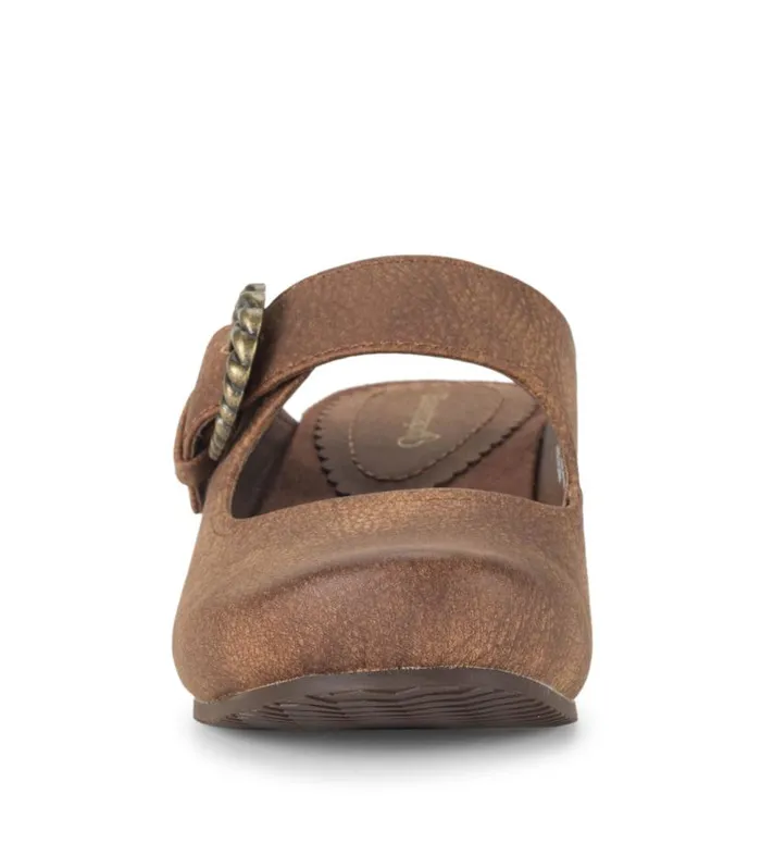 Women Baretraps Clogs and Mules Luna Mary Jane Mule Cashew Women Baretraps Clogs and Mules Luna Mary Jane Mule Cashew