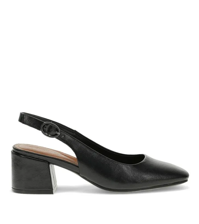 Women Baretraps Dress Shoes Ester Block Heel Slingback Pump Black Women Baretraps Dress Shoes Ester Block Heel Slingback Pump Black