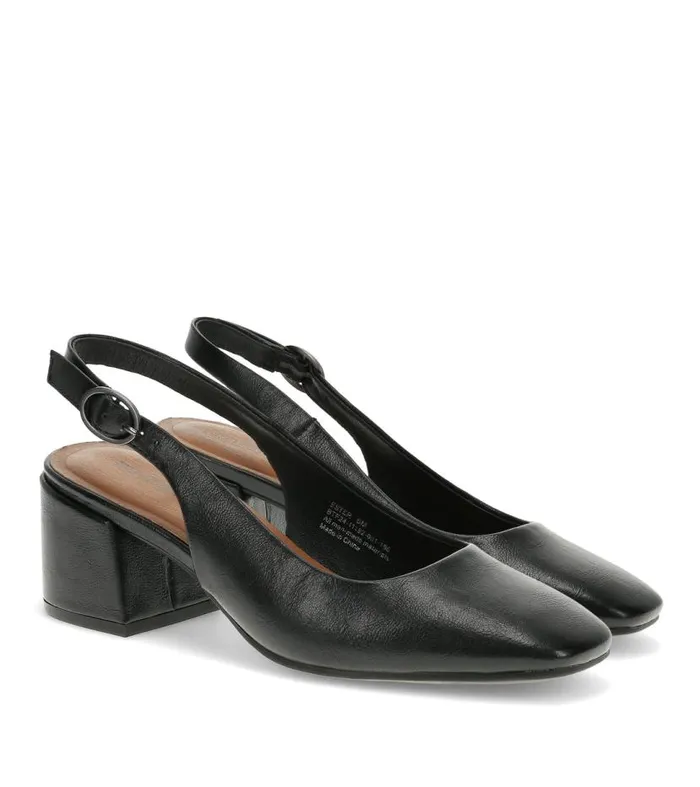 Women Baretraps Dress Shoes Ester Block Heel Slingback Pump Black Women Baretraps Dress Shoes Ester Block Heel Slingback Pump Black