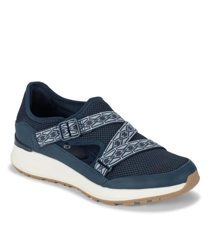 Women Baretraps Flats and Loafers Bianna Slip On Sneaker Navy Blue