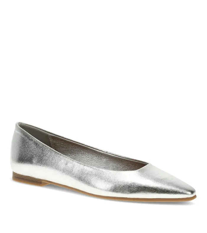 Women Baretraps Flats and Loafers Rhonda Casual Flat Silver