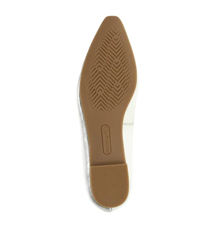 Women Baretraps Flats and Loafers Rhonda Casual Flat Silver Women Baretraps Flats and Loafers Rhonda Casual Flat Silver