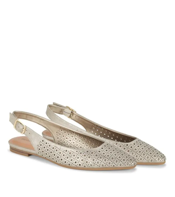 Women Baretraps Flats and Loafers Riva Slingback Flat Champagne Women Baretraps Flats and Loafers Riva Slingback Flat Champagne