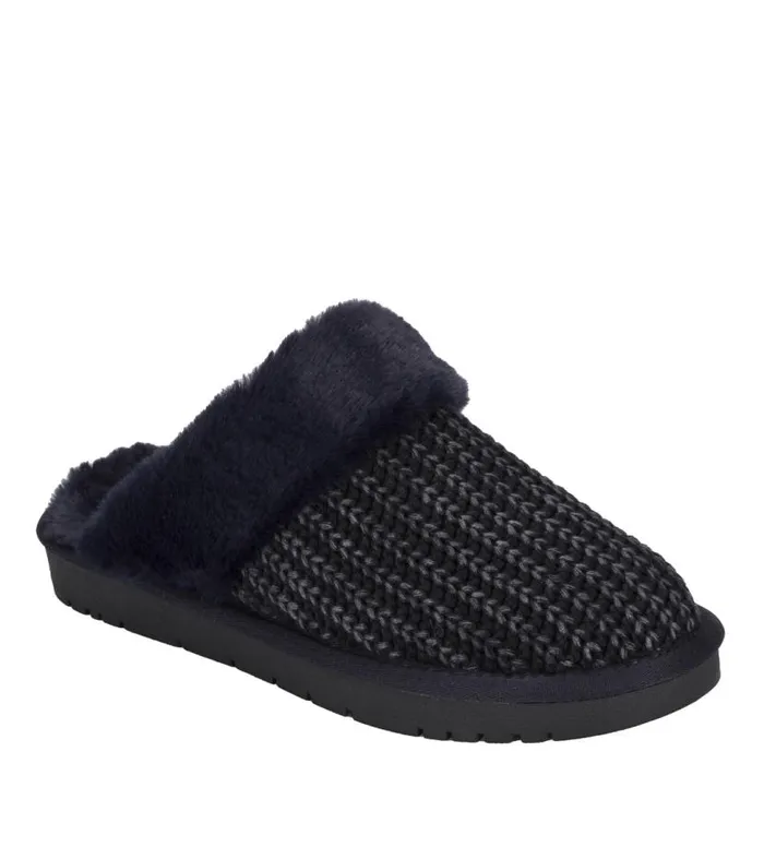 Women Baretraps Flats and Loafers Tillis Clog Slipper Navy