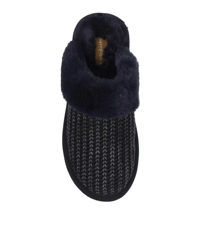 Women Baretraps Flats and Loafers Tillis Clog Slipper Navy Women Baretraps Flats and Loafers Tillis Clog Slipper Navy