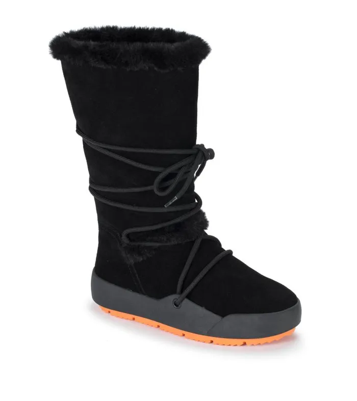 Women Baretraps Knee High Boots Danney Cold Weather Boot Black Suede