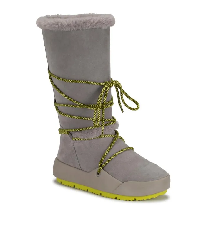 Women Baretraps Knee High Boots Danney Cold Weather Boot Grey Suede