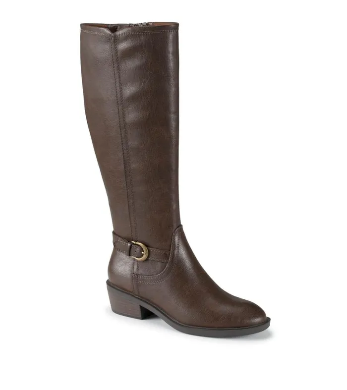 Women Baretraps Knee High Boots Nena Riding Boot Dark Brown