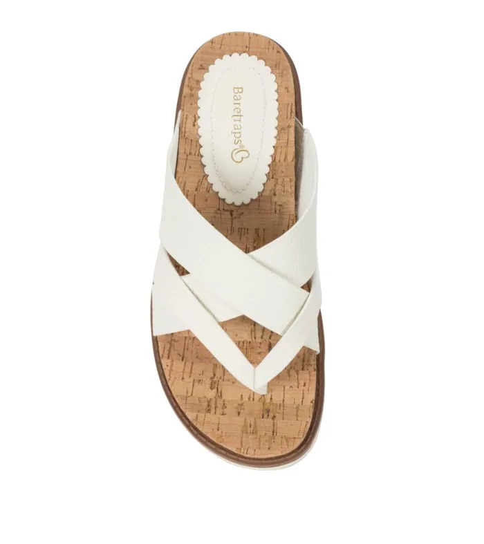 Women Baretraps Slides and Slip On Sandals Deirdra Slide Sandal Cream Lizard Women Baretraps Slides and Slip On Sandals Deirdra Slide Sandal Cream Lizard