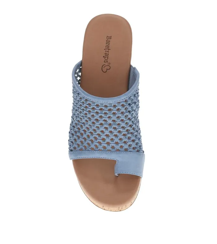 Women Baretraps Slides and Slip On Sandals Michaela Block Heel Sandal Island Blue Women Baretraps Slides and Slip On Sandals Michaela Block Heel Sandal Island Blue