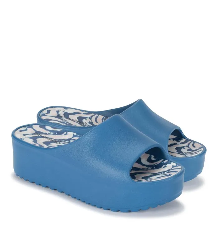Women Baretraps Slides and Slip On Sandals Parvati Platform Sandal Atlantic Blue Women Baretraps Slides and Slip On Sandals Parvati Platform Sandal Atlantic Blue