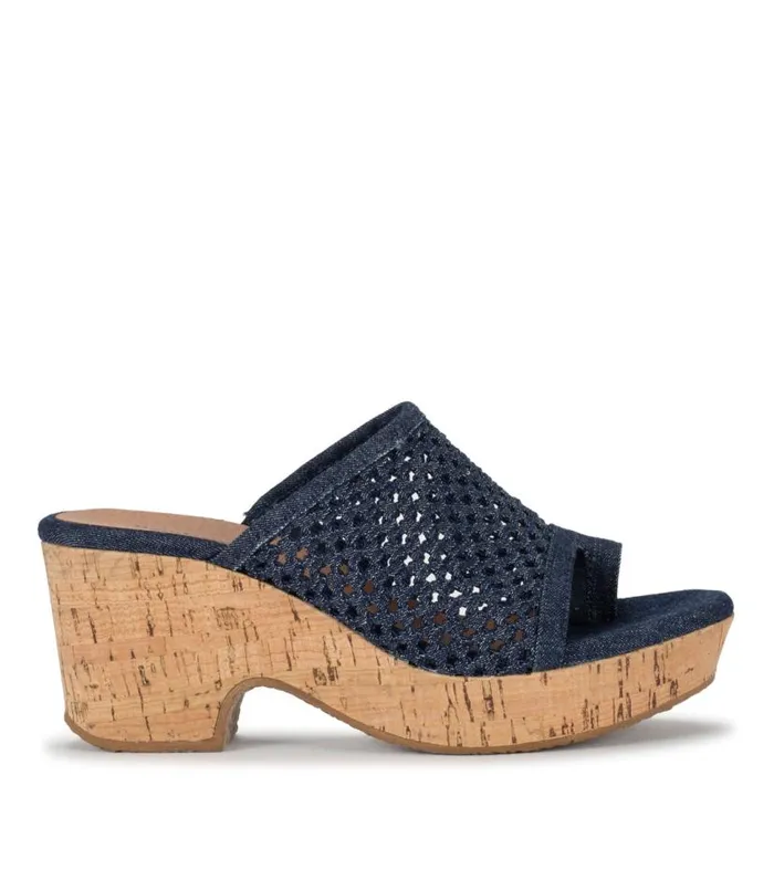 Women Baretraps Wedge Sandals Bethie Wedge Sandal Dark Denim Women Baretraps Wedge Sandals Bethie Wedge Sandal Dark Denim