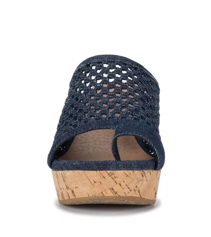 Women Baretraps Wedge Sandals Bethie Wedge Sandal Dark Denim Women Baretraps Wedge Sandals Bethie Wedge Sandal Dark Denim