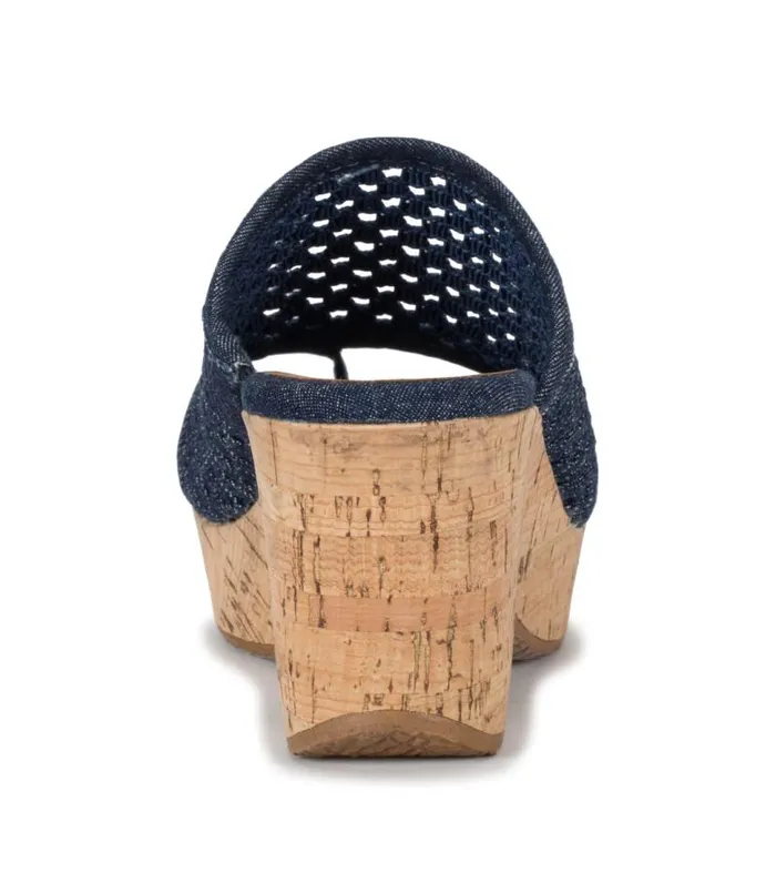 Women Baretraps Wedge Sandals Bethie Wedge Sandal Dark Denim Women Baretraps Wedge Sandals Bethie Wedge Sandal Dark Denim
