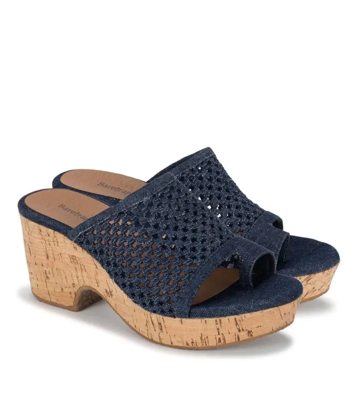 Women Baretraps Wedge Sandals Bethie Wedge Sandal Dark Denim Women Baretraps Wedge Sandals Bethie Wedge Sandal Dark Denim