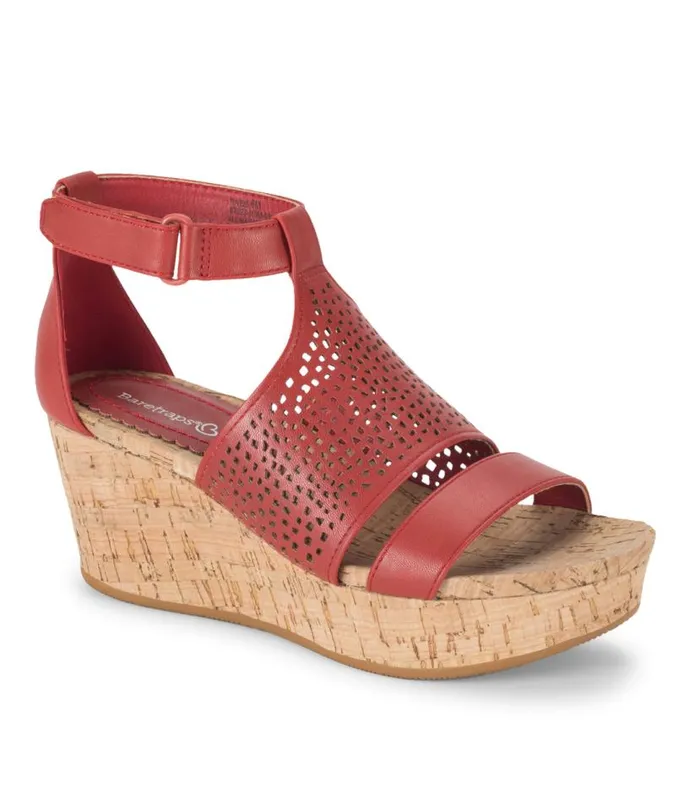 Women Baretraps Wedge Sandals Raisie Wedge Sandal Red