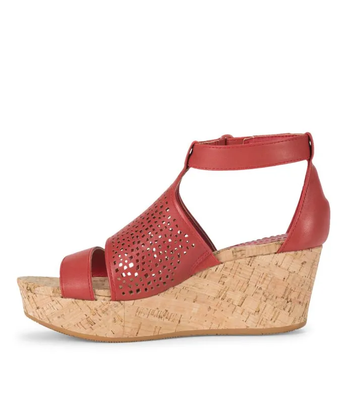 Women Baretraps Wedge Sandals Raisie Wedge Sandal Red Women Baretraps Wedge Sandals Raisie Wedge Sandal Red