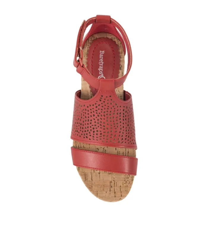 Women Baretraps Wedge Sandals Raisie Wedge Sandal Red Women Baretraps Wedge Sandals Raisie Wedge Sandal Red