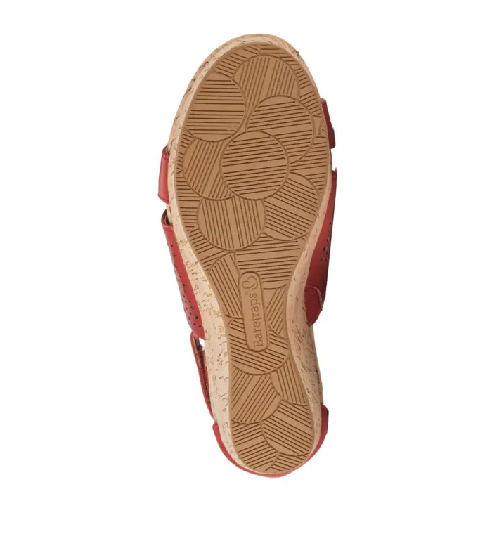 Women Baretraps Wedge Sandals Raisie Wedge Sandal Red Women Baretraps Wedge Sandals Raisie Wedge Sandal Red