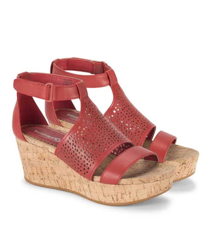 Women Baretraps Wedge Sandals Raisie Wedge Sandal Red Women Baretraps Wedge Sandals Raisie Wedge Sandal Red