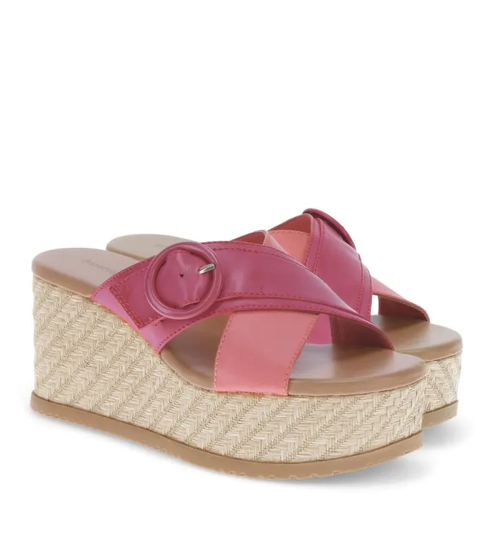 Women Baretraps Wedge Sandals Sydney Wedge Sandal Pink Punch Women Baretraps Wedge Sandals Sydney Wedge Sandal Pink Punch