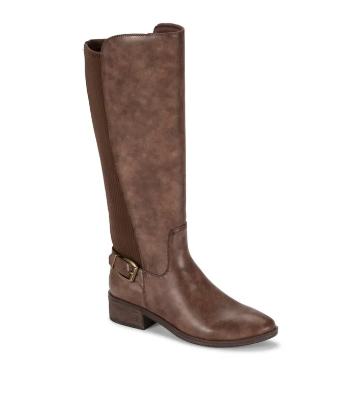 Women Baretraps Wide Calf Boots McKayla Wide Calf Tall Boot Dark Brown