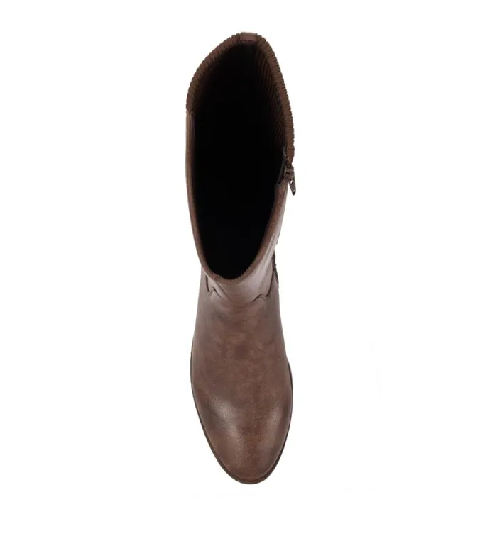 Women Baretraps Wide Calf Boots McKayla Wide Calf Tall Boot Dark Brown Women Baretraps Wide Calf Boots McKayla Wide Calf Tall Boot Dark Brown