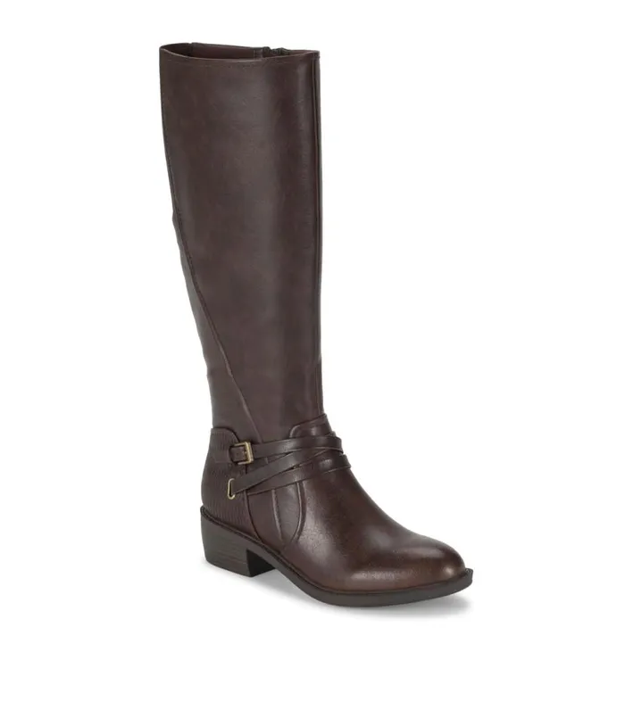 Women Baretraps Wide Calf Boots Stratford Wide Calf Riding Boot Dark Brown