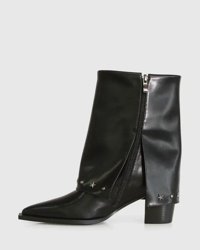 Women Belle and Bloom Forever Young Western Boot 8211 Black Shoes