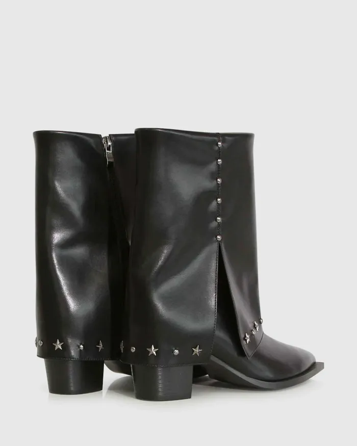Women Belle and Bloom Forever Young Western Boot 8211 Black Shoes