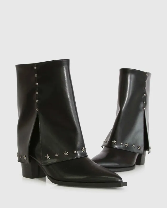 Women Belle and Bloom Forever Young Western Boot 8211 Black Shoes